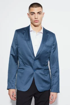boohooMAN Skinny Satin Suit Jacket | UK| Suits & Tailoring
