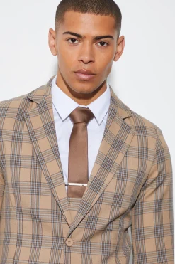 boohooMAN Skinny Single Breasted Check Suit Jacket | UK| Suits & Tailoring