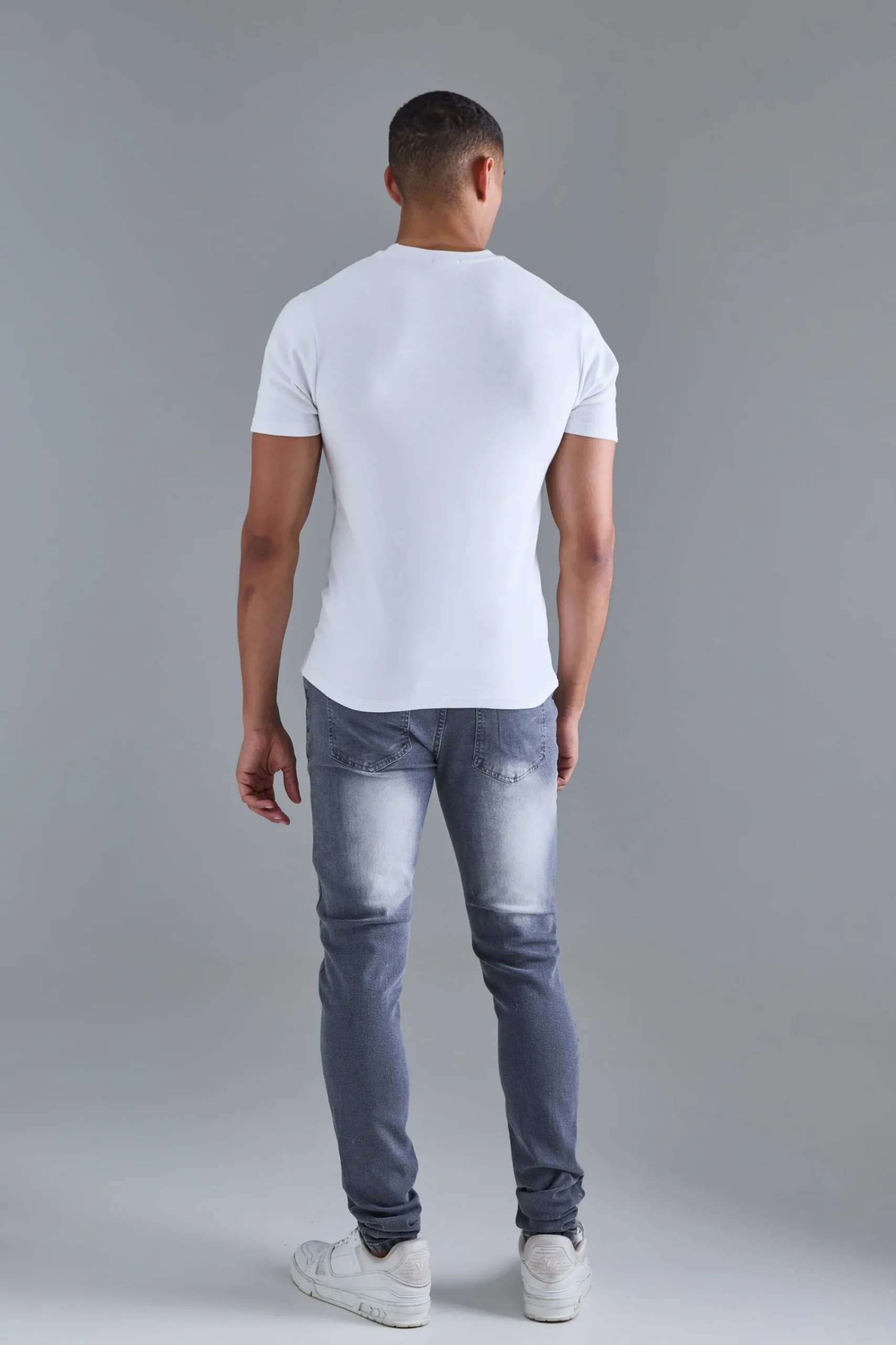 boohooMAN Skinny Stacked Distressed Ripped Jeans In | UK| Trousers|Jeans