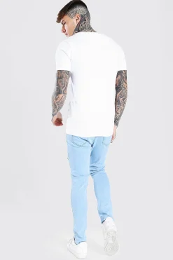 boohooMAN Skinny Stretch All Over Rip Jean | UK| Trousers|Jeans