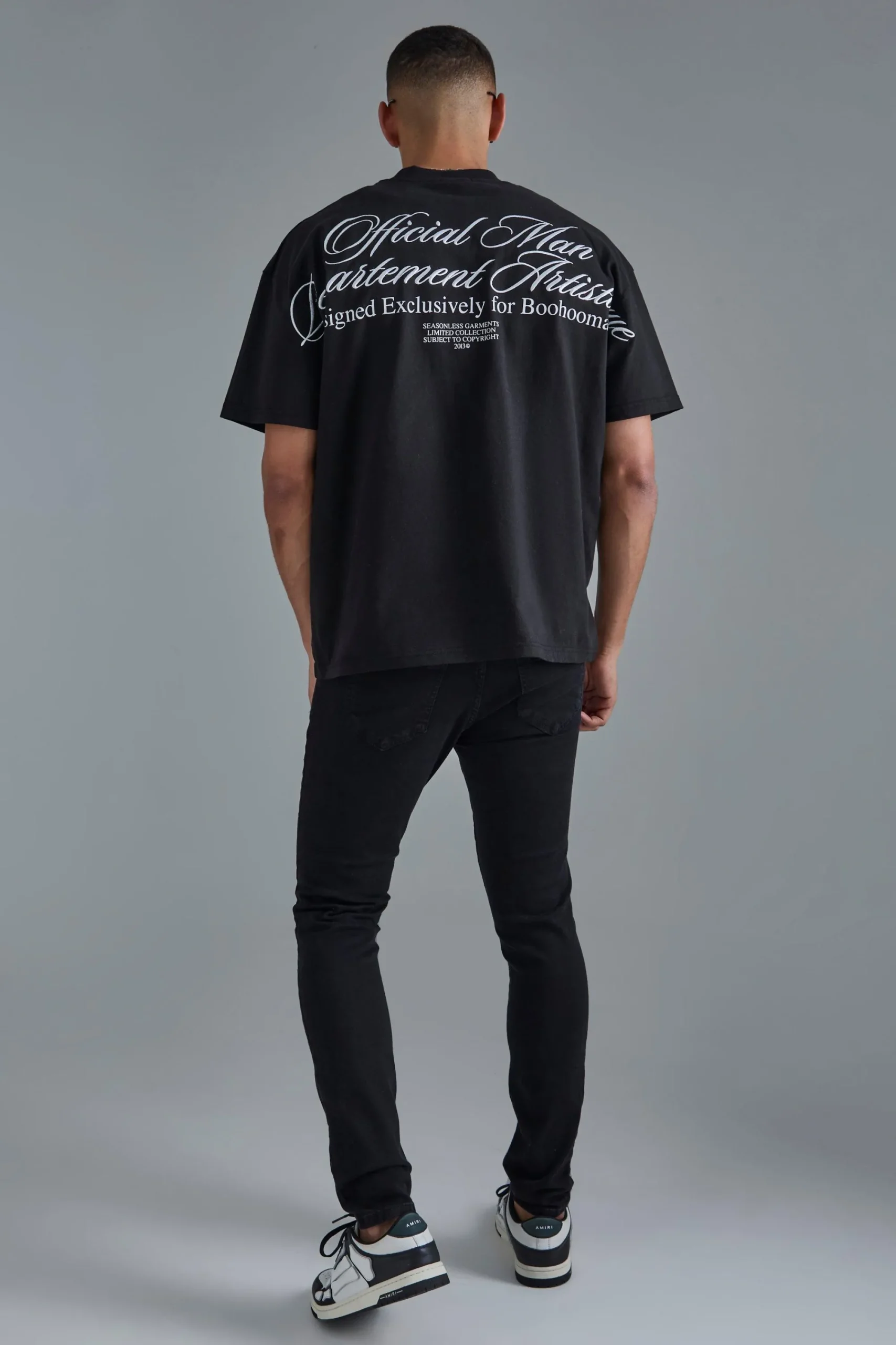 boohooMAN Skinny Stretch All Over Rip Jeans | UK| Trousers|Jeans