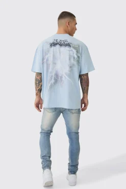 boohooMAN Skinny Stretch Black PU Biker Rip & Repair Jeans | UK| Trousers|Jeans