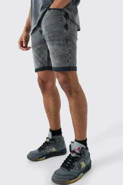 boohooMAN Skinny Stretch Denim Shorts In | UK| Shorts