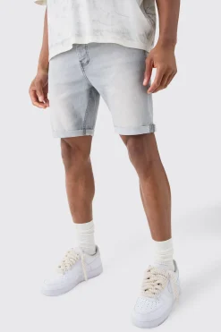 boohooMAN Skinny Stretch Denim Shorts In | UK| Shorts