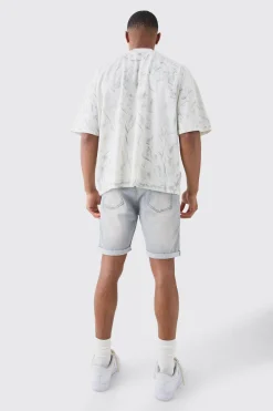 boohooMAN Skinny Stretch Denim Shorts In | UK| Shorts