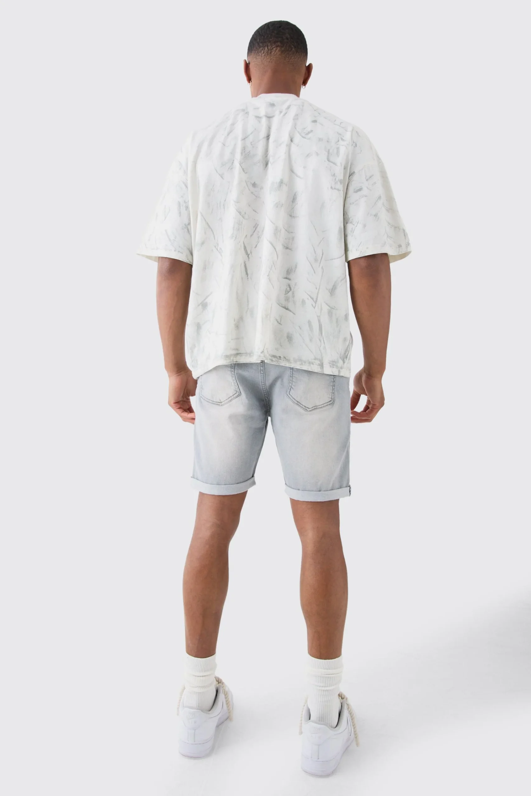 boohooMAN Skinny Stretch Denim Shorts In | UK| Shorts