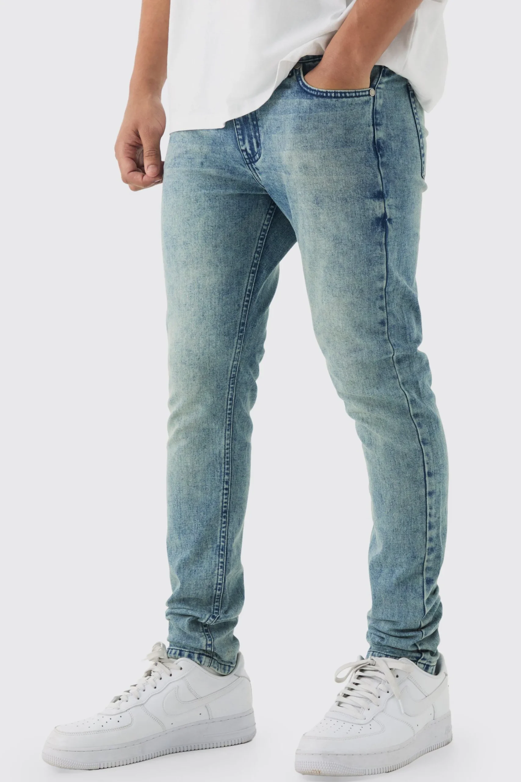 boohooMAN Skinny Stretch Jeans | UK| Trousers|Jeans