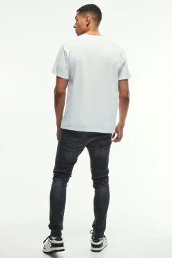 boohooMAN Skinny Stretch Knee Rip Paint Splatter Jeans | UK| Trousers|Jeans