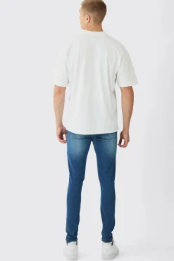boohooMAN Skinny Stretch Ripped Jeans | UK| Trousers|Jeans
