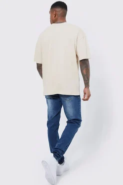 boohooMAN Skinny Stretch Stacked Jeans | UK| Trousers|Jeans