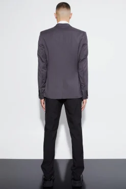 boohooMAN Skinny Tuxedo Single Breasted Suit Jacket | UK| Suits & Tailoring