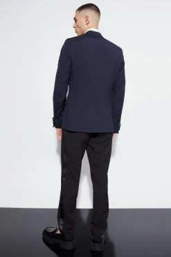 boohooMAN Skinny Tuxedo Single Breasted Suit Jacket | UK| Suits & Tailoring
