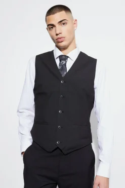 boohooMAN Skinny Waistcoat | UK| Suits & Tailoring