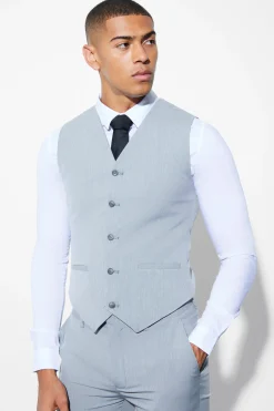 boohooMAN Skinny Waistcoat | UK| Suits & Tailoring