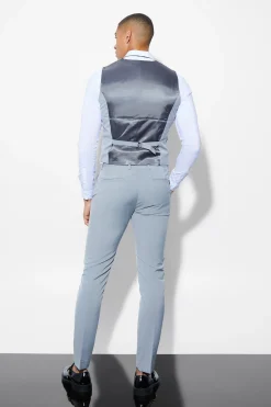 boohooMAN Skinny Waistcoat | UK| Suits & Tailoring