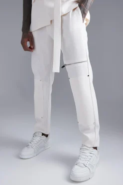 boohooMAN Skinny Zip Suit Trouser | UK| Suits & Tailoring