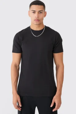 Slim Basic T-shirt | UK^boohooMAN