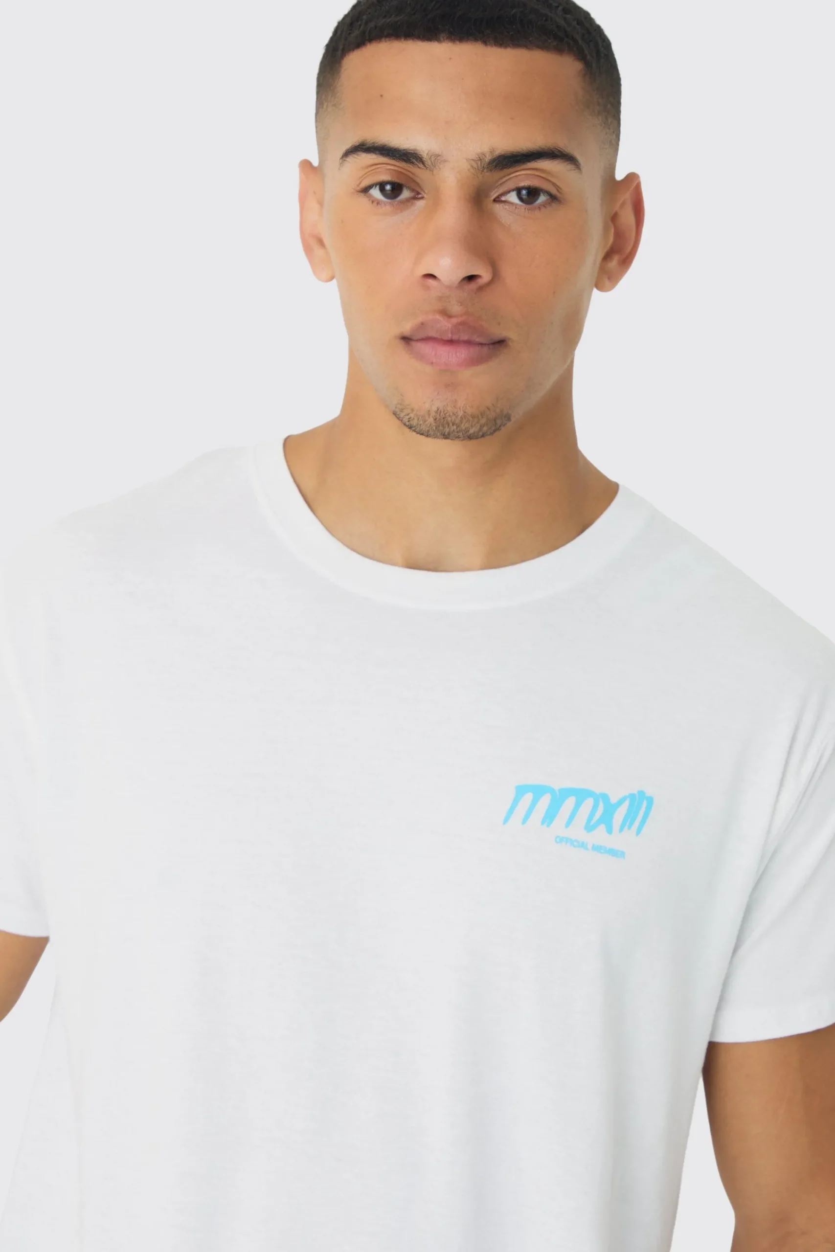 Slim Branded Printed T-Shirt | UK^boohooMAN Online