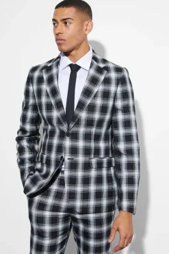 boohooMAN Slim Check Suit | UK| Suits & Tailoring