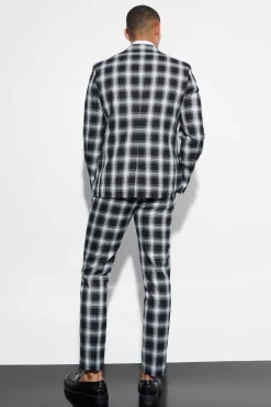 boohooMAN Slim Check Suit | UK| Suits & Tailoring