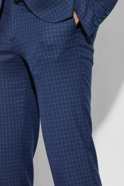 boohooMAN Slim Check Suit Trouser | UK| Suits & Tailoring|Trousers