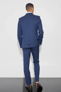 boohooMAN Slim Check Three Piece Suit | UK| Suits & Tailoring