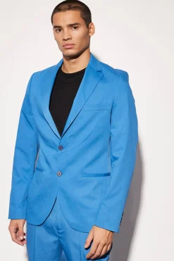 boohooMAN Slim Fit Curved Seam Detail Suit Jacket | UK| Suits & Tailoring