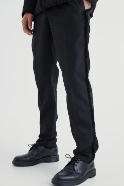 boohooMAN Slim Fit Distressed Suit | UK| Suits & Tailoring