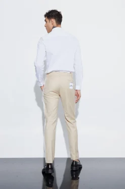 boohooMAN Slim Fit Double Waistband Trouser | UK| Trousers