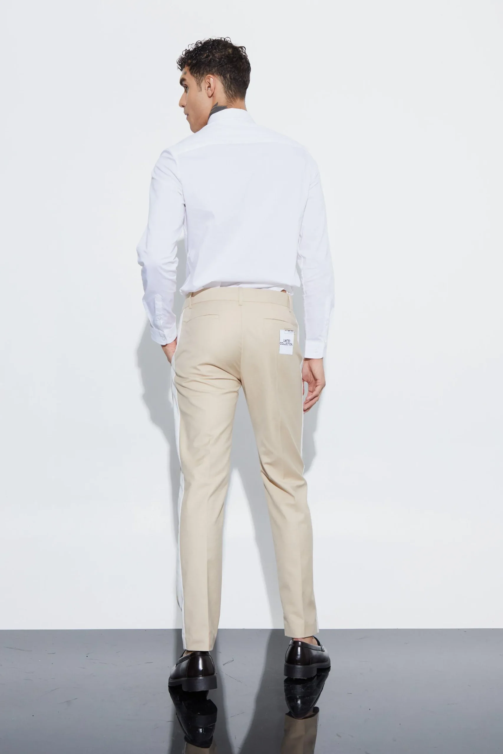 boohooMAN Slim Fit Double Waistband Trouser | UK| Trousers