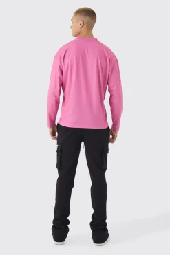 boohooMAN Slim Fit Extreme Stacked Woven Tab Cargo Jogger | UK| Trousers|Joggers