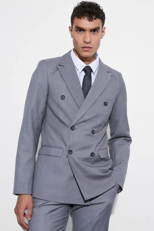 boohooMAN SLIM FIT GREY SUIT | UK| Suits & Tailoring