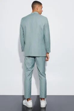 boohooMAN Slim Fit Overlay Suit | UK| Suits & Tailoring