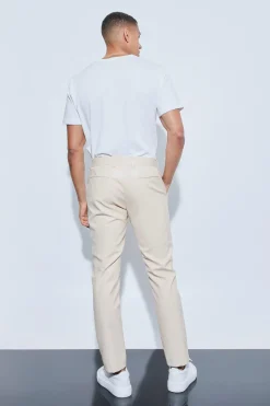 boohooMAN Slim Fit PU Trouser | UK| Suits & Tailoring|Trousers