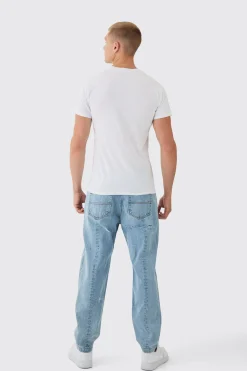 boohooMAN Slim Fit Ripped Carpenter Panelled Jeans | UK| Trousers|Jeans