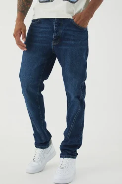 boohooMAN Slim Fit Seam Detail Jeans | UK| Trousers|Jeans