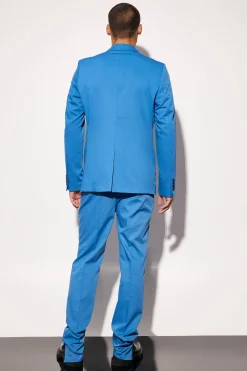 boohooMAN Slim Fit Split Hem Suit With Chain | UK| Suits & Tailoring