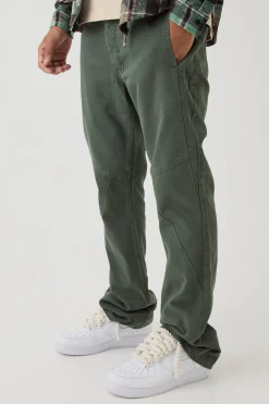 boohooMAN Slim Flared Panelled Jeans | UK| Jeans