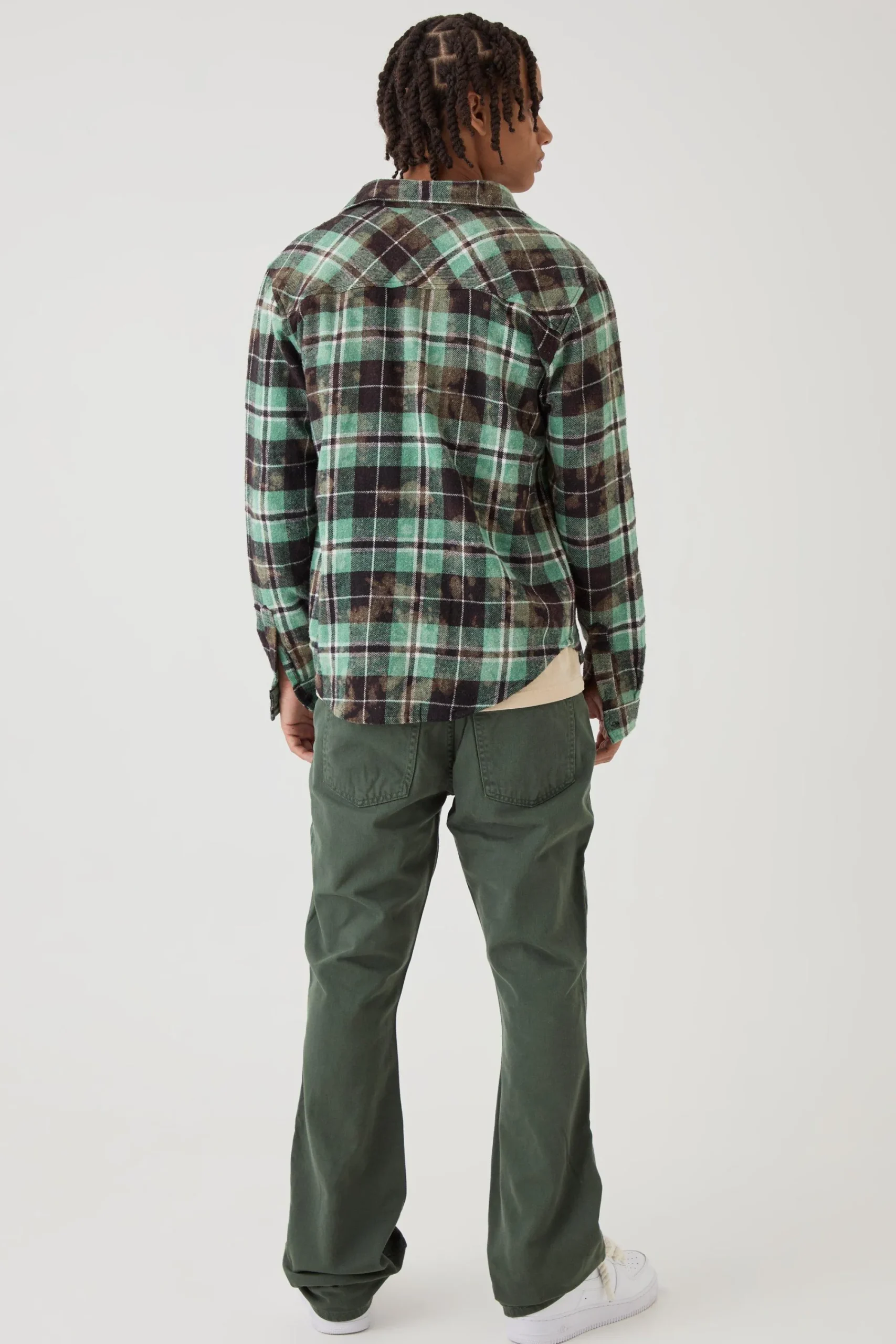 boohooMAN Slim Flared Panelled Jeans | UK| Jeans