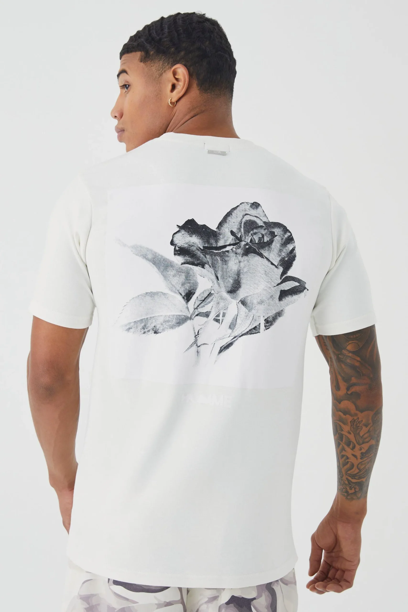 Slim Heavyweight Interlock Homme Graphic T-shirt | UK^boohooMAN Discount