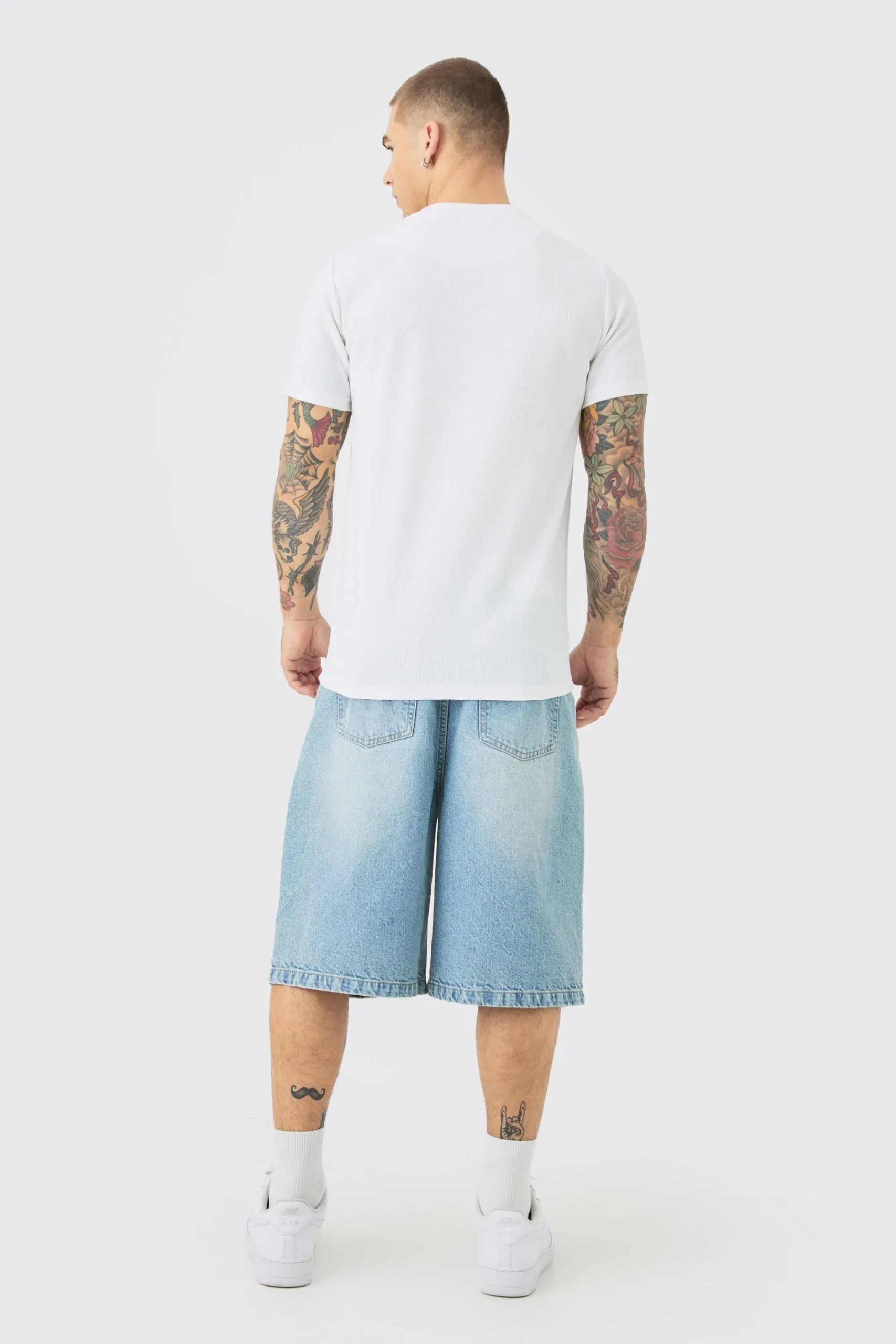 Slim High Build Ottoman Rib T-Shirt | UK^boohooMAN Discount