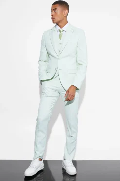 boohooMAN Slim Micro Check Suit | UK| Suits & Tailoring