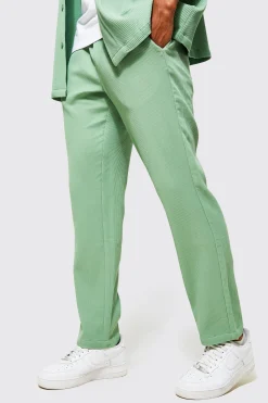 boohooMAN Slim Pleated Trouser | UK| Trousers