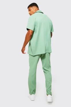 boohooMAN Slim Pleated Trouser | UK| Trousers