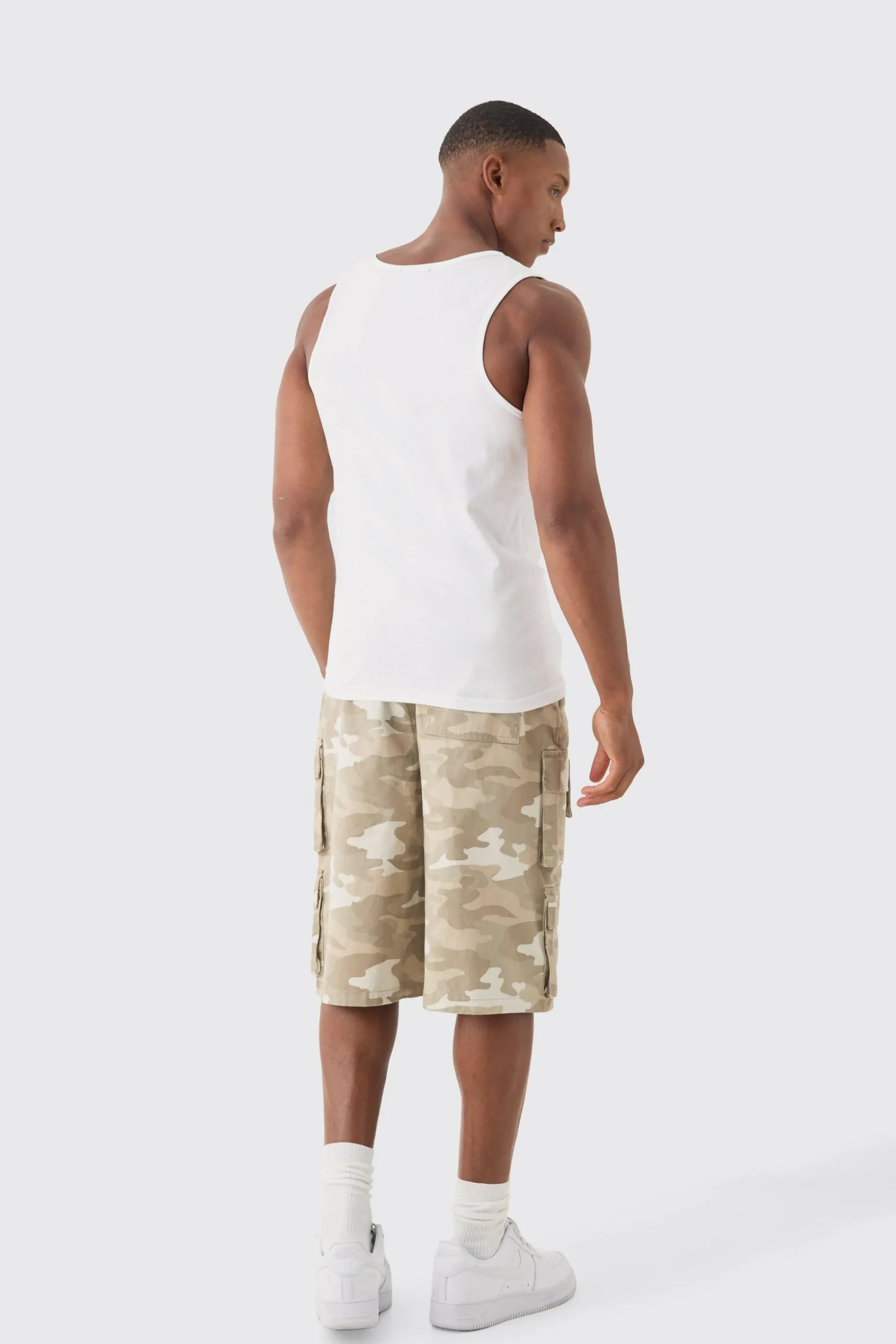 Slim Rib Contrast Panel Vest | UK^boohooMAN Hot