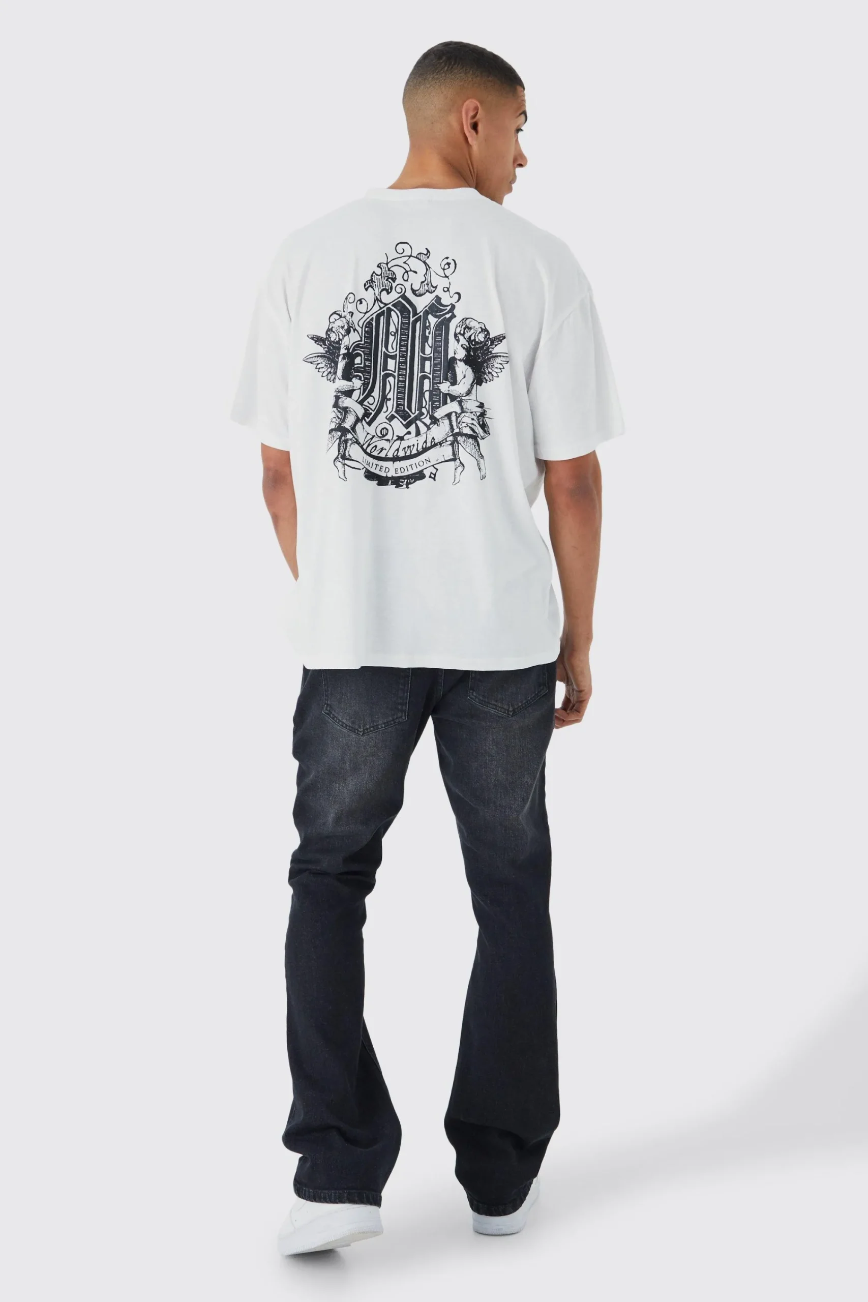 boohooMAN Slim Rigid Flare 3d Pocket Jeans In | UK| Trousers|Jeans