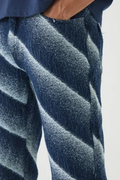 boohooMAN Slim Rigid Flare Distressed Frayed Jeans | UK| Trousers|Jeans