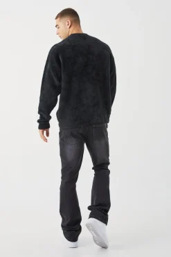 boohooMAN Slim Rigid Flare Jean | UK| Trousers|Jeans