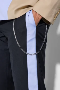 boohooMAN Slim Side Panel Suit Trousers | UK| Suits & Tailoring|Trousers