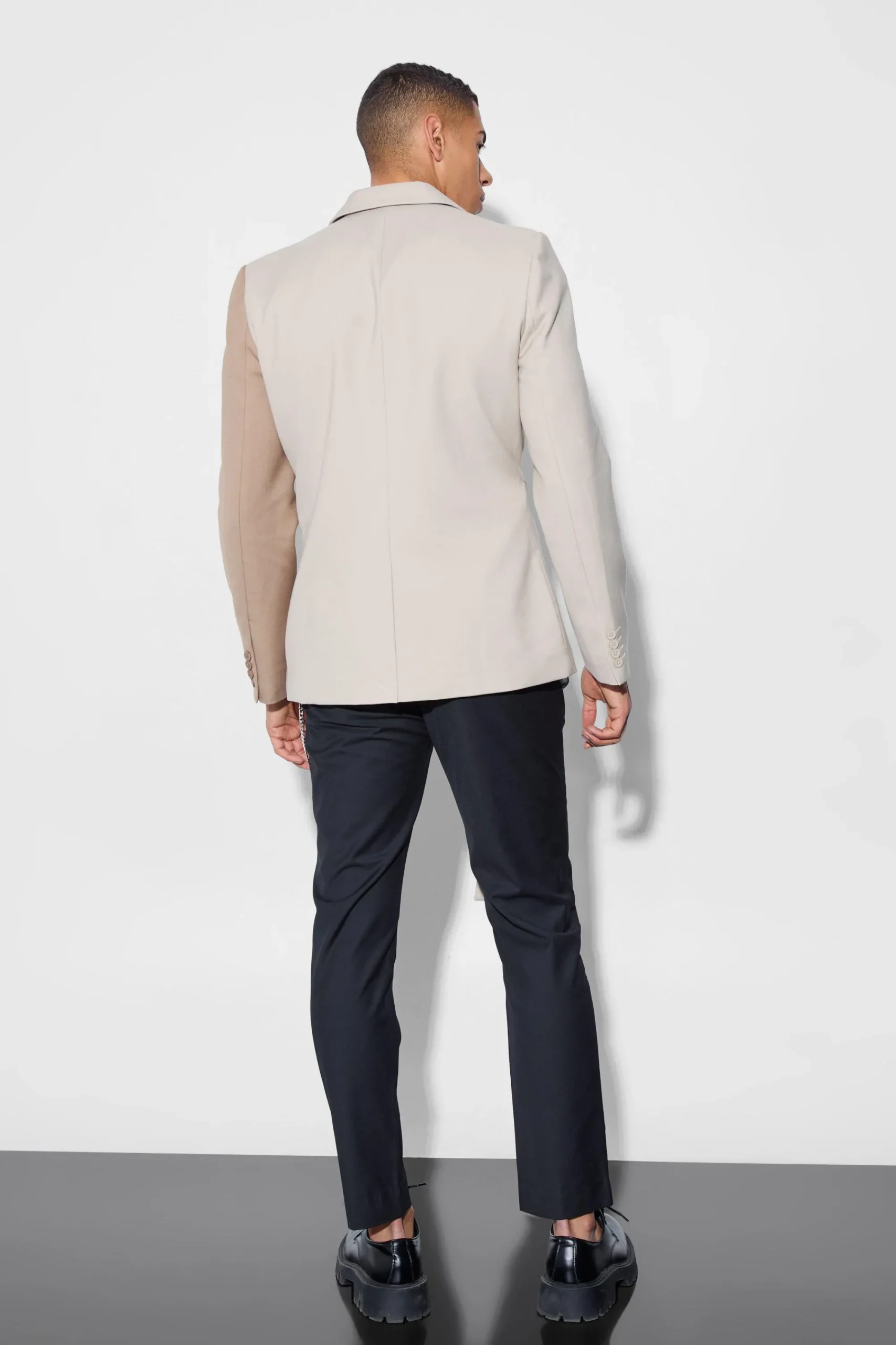 boohooMAN Slim Side Panel Suit Trousers | UK| Trousers